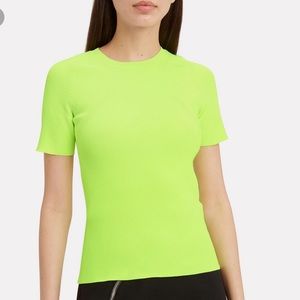 NWT Helmut Lang Neon Top